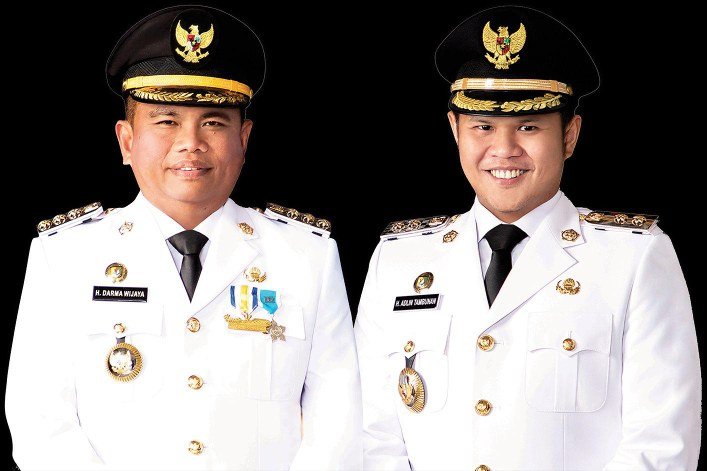 Bupati Serdang Bedagai (Sergai) H. Darma Wijaya dan Wakil Bupati H. Adlin Tambunan