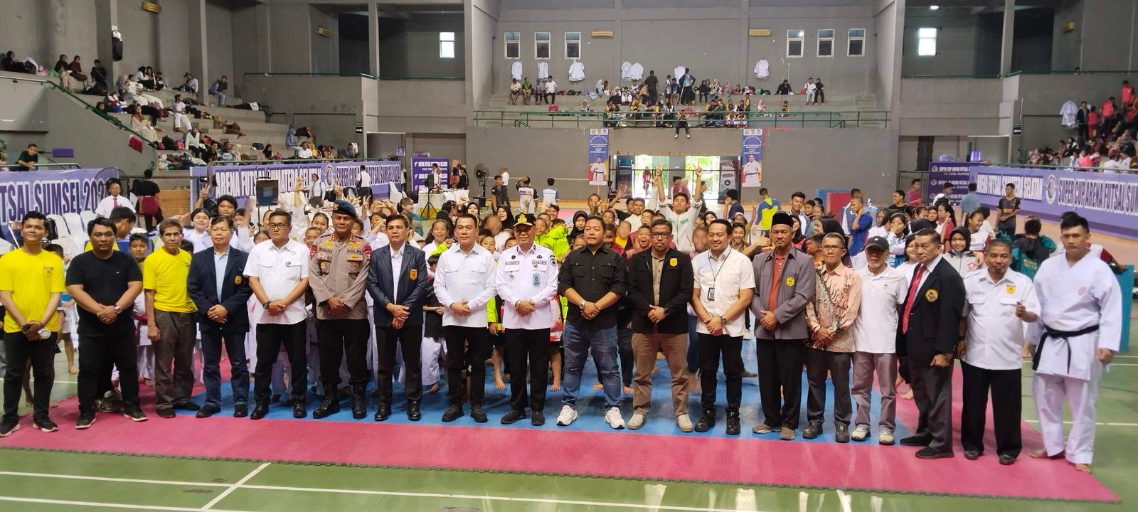 Kejuaraan Open Turnamen dan Festival Piala Ketua DPRD Sumsel Andie Dinialdie di GOR Dempo, Jakabaring Sport City (JSC) Palembang, 25-27 Februari 2025.