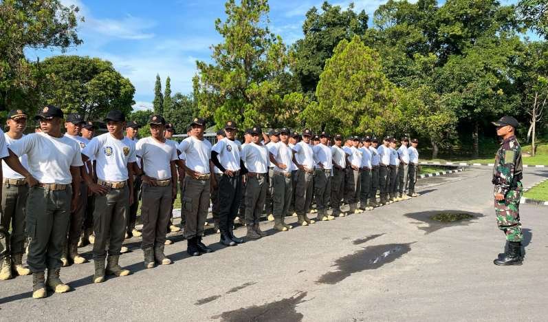 PHH dan PATAKA Satpol PP Kota Yogyakarta Mendapat Pelatihan Dari Kopasgat TNI AU
