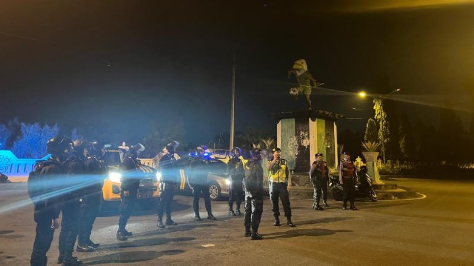Antisipasi Balap Liar, Polresta Sleman Gelar Patroli Subuh. (Foto : Polresta Sleman)