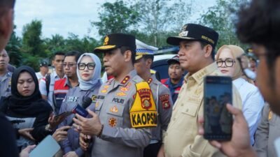Bupati Wabup & Kapolda Cek Kesiapan tol Palembang - Betung