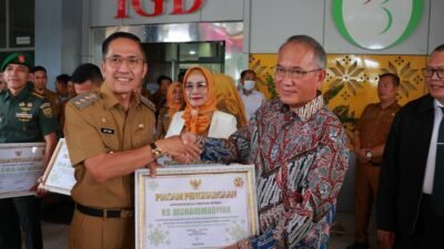 Wali Kota Palembang, Ratu Dewa, resmi meluncurkan program “Jumputan Abang”.