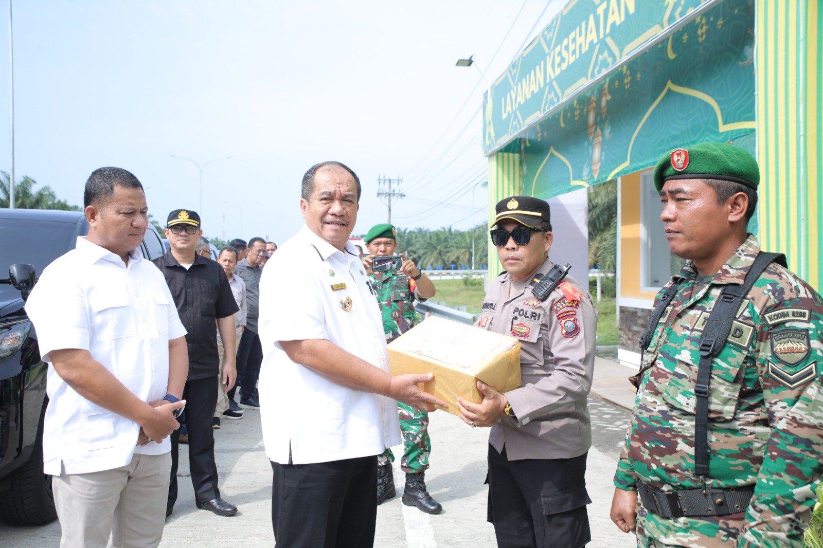 Bupati Asahan Bersama Forkopimda Tinjau Pos Pam Lebaran Tahun 2025