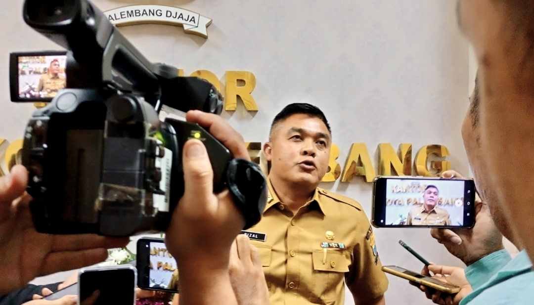 Sekda kota Palembang Aprizal Hasyim