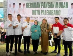 Bersama TP PKK Palembang, Peby Anggi Pratama Tinjau Pasar Ramadhan