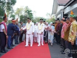 Iringan Marhaban Sambut Kedatangan Bupati dan Wakil Bupati Asahan