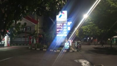 SPBU Nomor 44556117 yang beralamat di Jalan Kolonel Sugiono, Yogyakarta.(Foto : Warga)