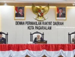 DPRD Kota Pagar Alam Gelar Rapat Paripurna V, Bahas LKPJ Wali Kota 2024