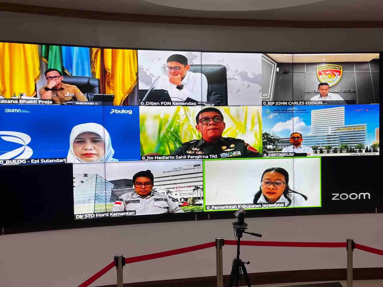 Sekda Sumsel Edward Candra Hadiri Rakor Virtual Bersama Mendagri