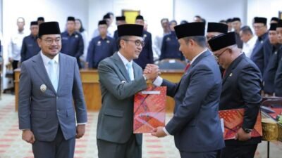 Walikota Palembang Ratu Dewa Lantik Tiga Pejabat Eselon II