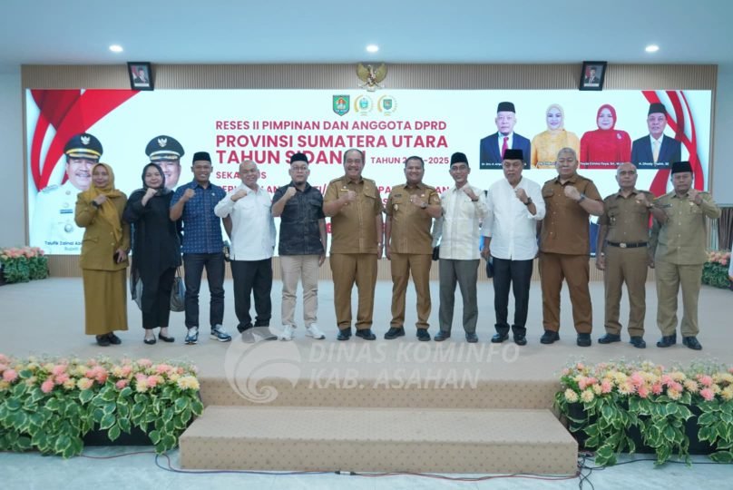 Bupati Asahan dan Wakil Bupati Asahan Terima Reses Anggota DPRD Sumatera Utara 