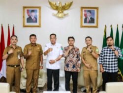 Pulang dari Rusia, Gerry Utama Sowan ke Bupati Toha