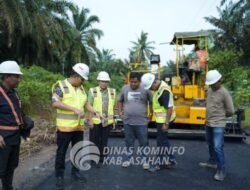 Wabup Asahan Tinjau Pelaksanaan Peningkatan Infrastruktur Jalan