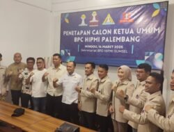 Peby Anggi Pratama Jadi Calon Ketua Umum BPC HIPMI Palembang pada Muscab XV