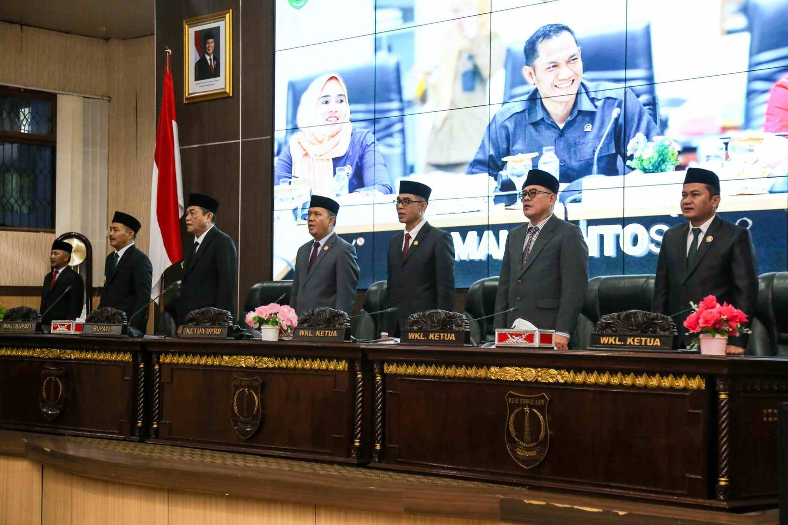 Dewan Perwakilan Rakyat Daerah (DPRD) Kabupaten Musi Banyuasin (Muba) menggelar Rapat Paripurna