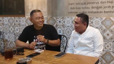 Ketua DPRD Banyuasin Temui Ketua PWI Banyuasin, Ada Apa?