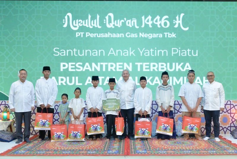 Berbagi Kebahagiaan di Bulan Suci Ramadhan 1446 H, PGN Beri Santunan CSR 10.541 Anak Yatim