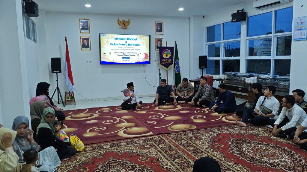 Kantor Pertanahan Kabupaten Penukal Abab Lematang Ilir (PALI) menggelar Buka Bersama (Bukber) dan siraman rohani