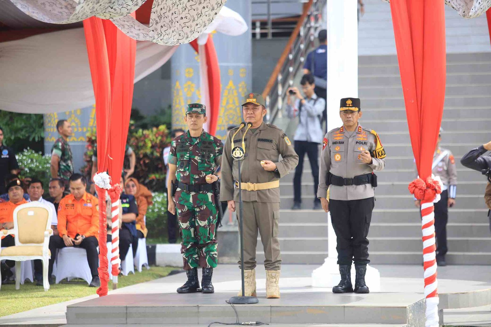 Gubernur Herman Deru Bacakan Amanat Kapolri Listyo Sigit Prabowo