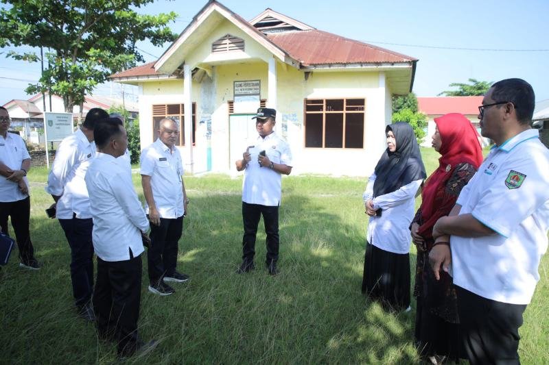 Wakil Bupati Asahan Tinjau Rencana Pembangunan Lokasi Balai Latihan Kerja