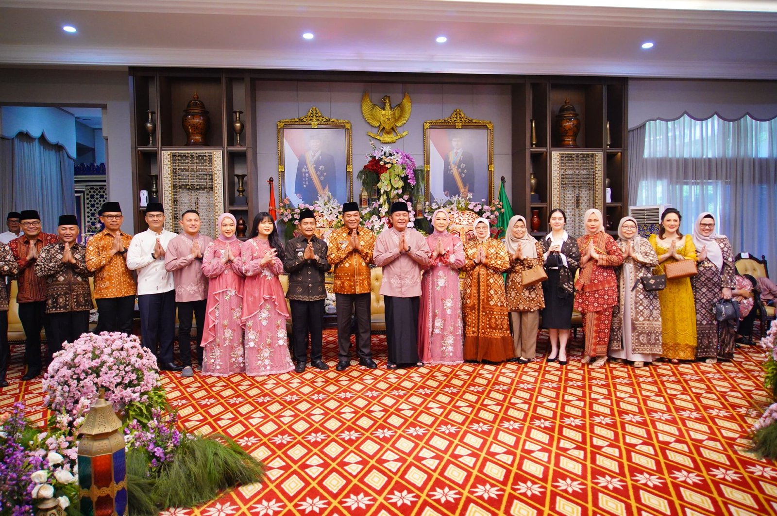 Silaturahmi Idul Fitri, Bupati Muba Boyong Forkopimda Kunjungi Gubernur dan Forkopimda Sumsel