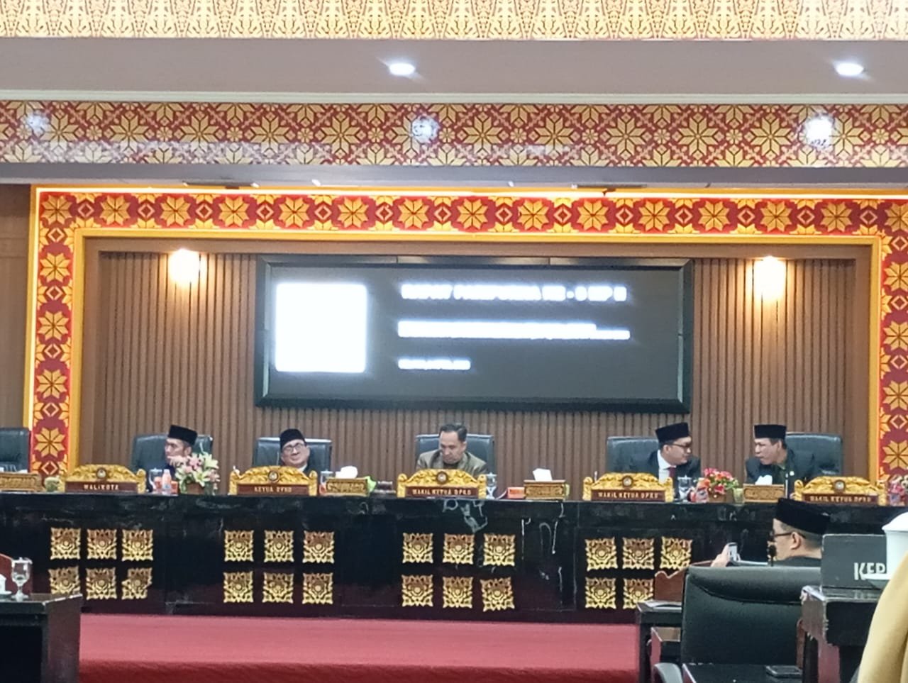 Rapat Paripurna DPRD Palembang Ke-8 Masa Persidangan II.