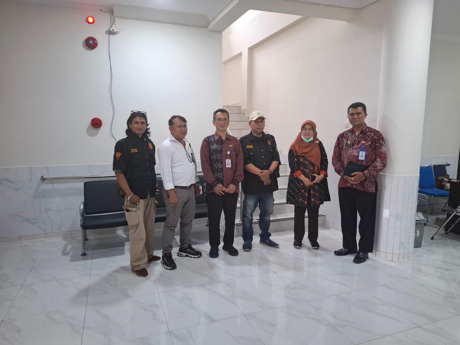 LPKSM YPK Rajawali Mas saat beraudiensi dengan Dinas Kesehatan Kota Yogyakarta. (Foto : Simon)