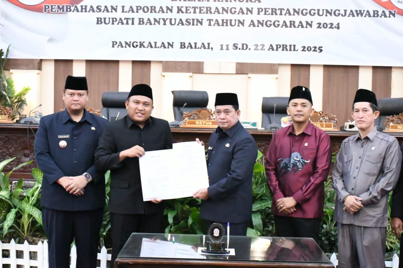 Bupati Banyuasin Tanggapi Rekomendasi DPRD Terhadap LKPJ Bupati TA 2024