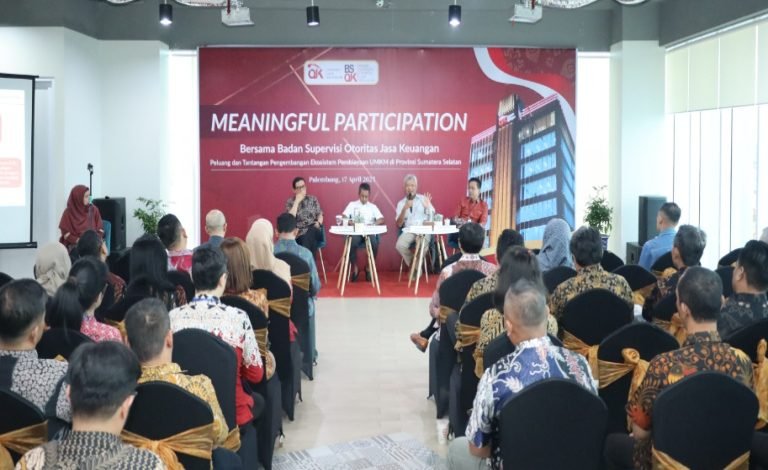 Suasana kegiatan Forum Meaningful Participation di OJK Sumsel