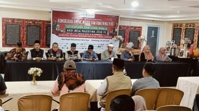 Diawali dengan Istighosah, Aliansi Masyarakat Sumsel Peduli Palestina Kembali Gelar Aksi Bela Palestina Jilid IV