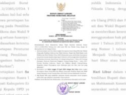 Empat Lawang Tetapkan 19 April Sebagai Hari Libur Khusus PSU
