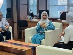 Kadis PPPA Sumsel, Fitriana Audiensi dengan TP PKK Sumsel