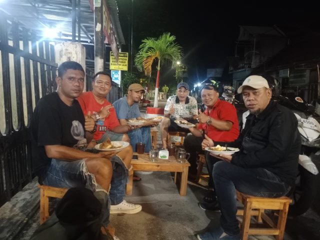 Forum Komunikasi Pemuda Mergangsan saat menggelar jumpa pers. (Foto : Simon)