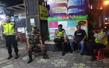 Salah satu bentuk pengamanan di Gereja Gedongtengen, Yogyakarta, pada Paskah beberapa waktu lalu. (Foto : Polsek Gedongtengen)