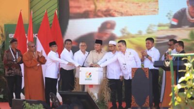 Gubernur Herman Deru Dampingi Presiden Prabowo Resmikan Program GERINA
