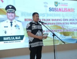 Wakil Bupati Asahan Buka Sosialisasi PBJT di Kabupaten Asahan