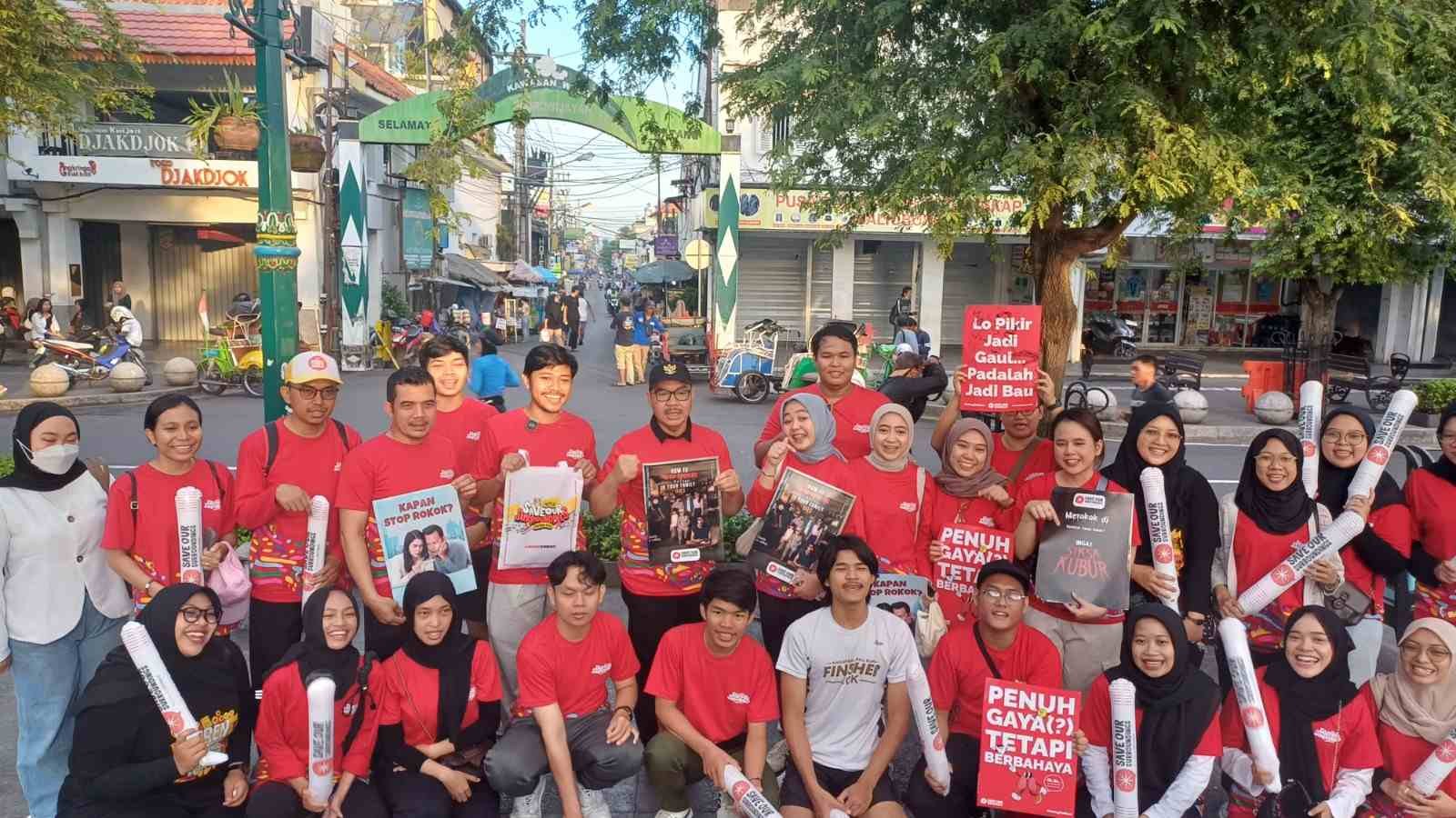 Pemkot-Generasi Muda Dukung Kawasan Malioboro Tanpa Rokok. (Foto : Pemko Yogya)