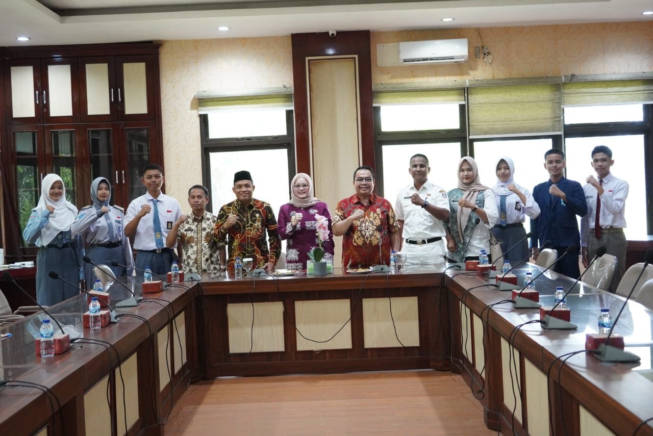 Wabup Netta Terima Audiensi 6 Calon Parkibraka Tingkat Provinsi Sumsel