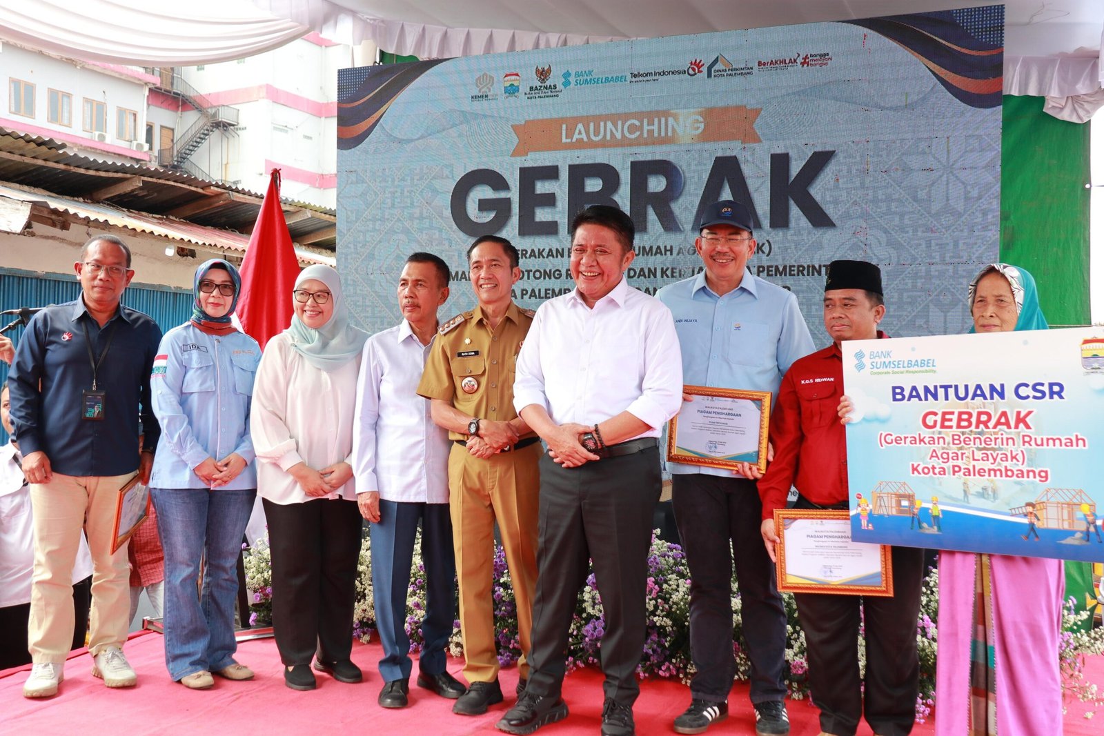 Kolaborasi Baznas dan CSR, 30 Rumah TLH di Palembang Akan Direnovasi