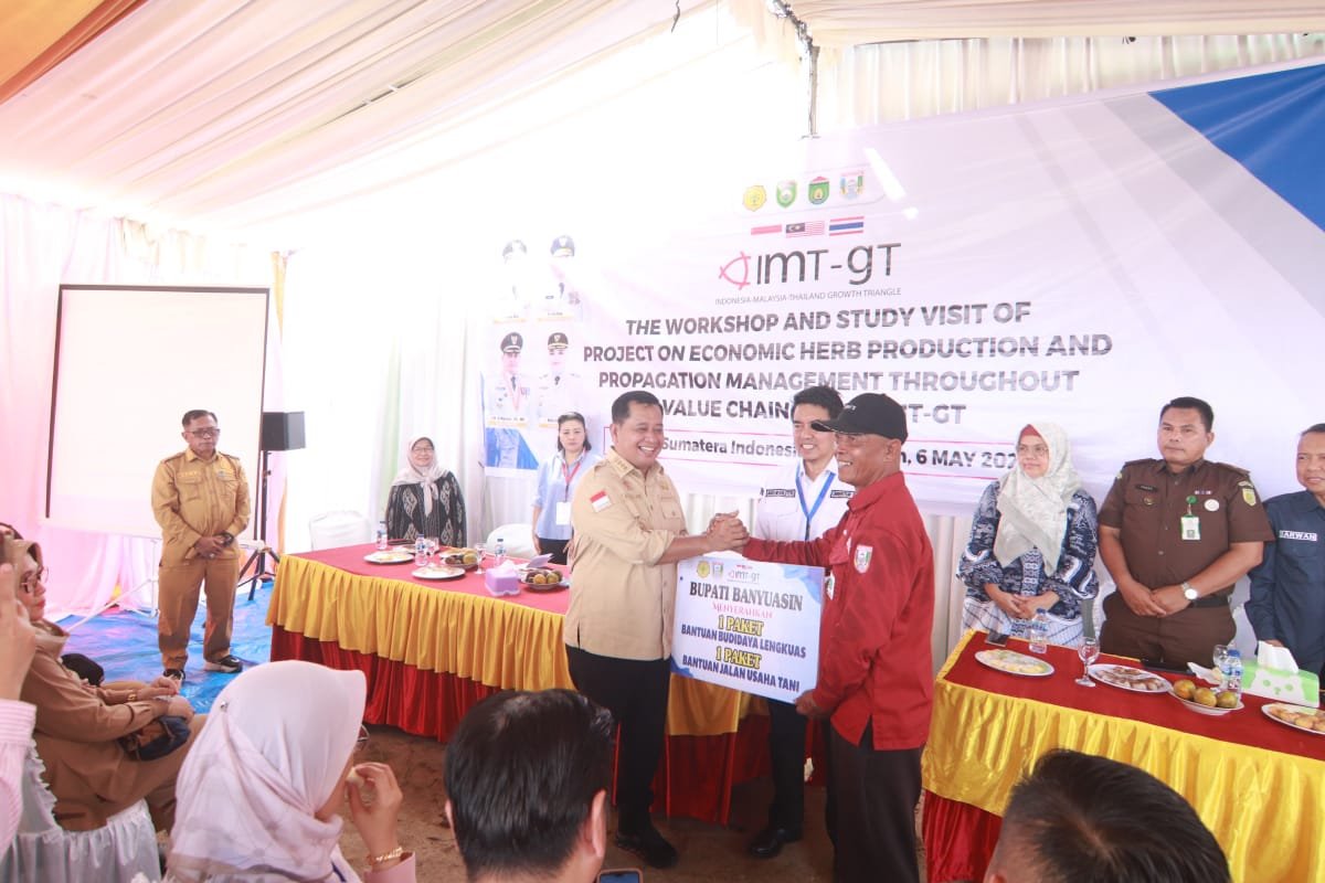 Bupati Banyuasin Terima Delegasi Tiga Negara, Indonesia-Malaysia-Thailand