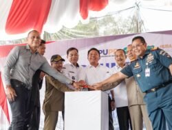 Gubernur Herman Deru dan Bupati Muba H M. Toha Resmikan Groundbreaking Revitalisasi Jembatan P6 Sungai Lalan