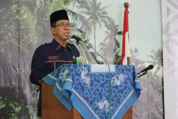 Bibit Rustamta mantan anggota DPRD Kabupaten Bantul, terseret dalam kasus sengketa tanah Mbah Tupon warga RT 04 Dusun Ngentak, Kalurahan Bangunjiwo, Kapanewon Kasihan, Kabupaten Bantul. Bibit pun turut dilaporkan ke polisi. (Foto : Simon)