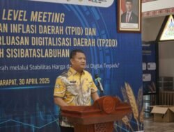 Wakil Bupati Asahan Hadiri High Level Meeting TPID dan TP2DD
