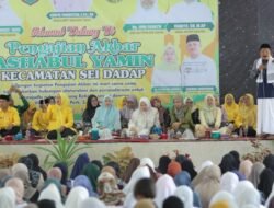 Pengajian Akbar Ashabul Yamin di Sei Dadap Dihadiri Ketua PKK Asahan