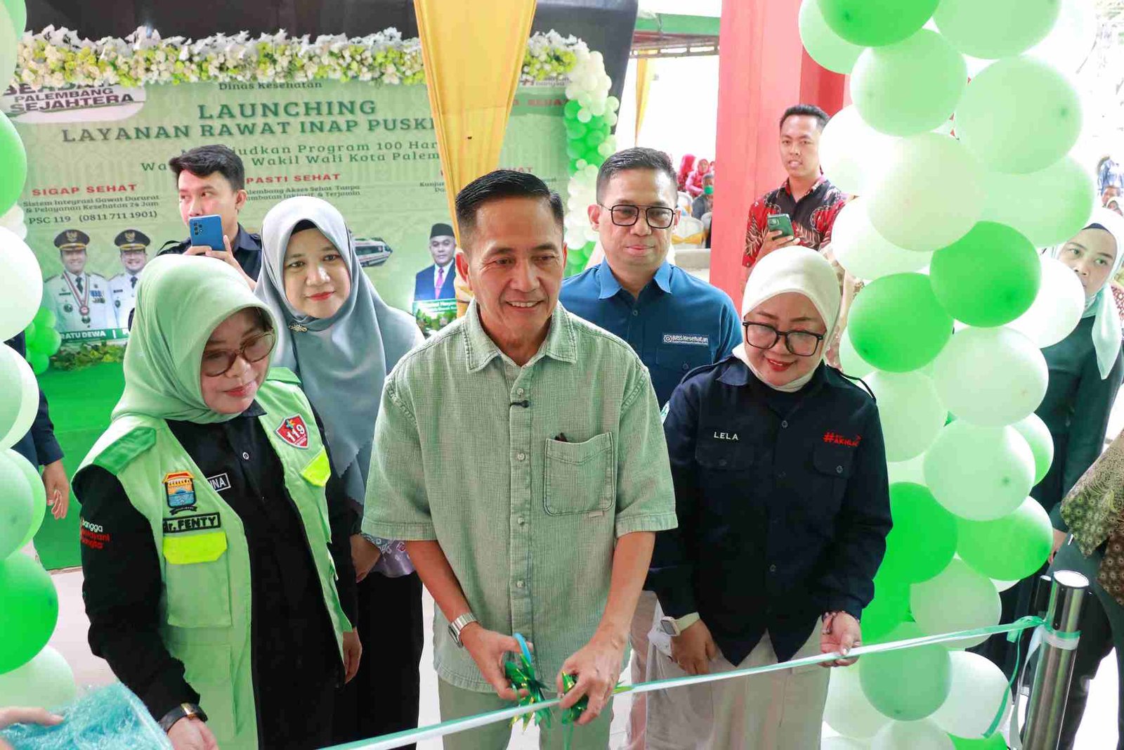 Ratu Dewa Resmi Launching Layanan Rawat Inap di Puskesmas
