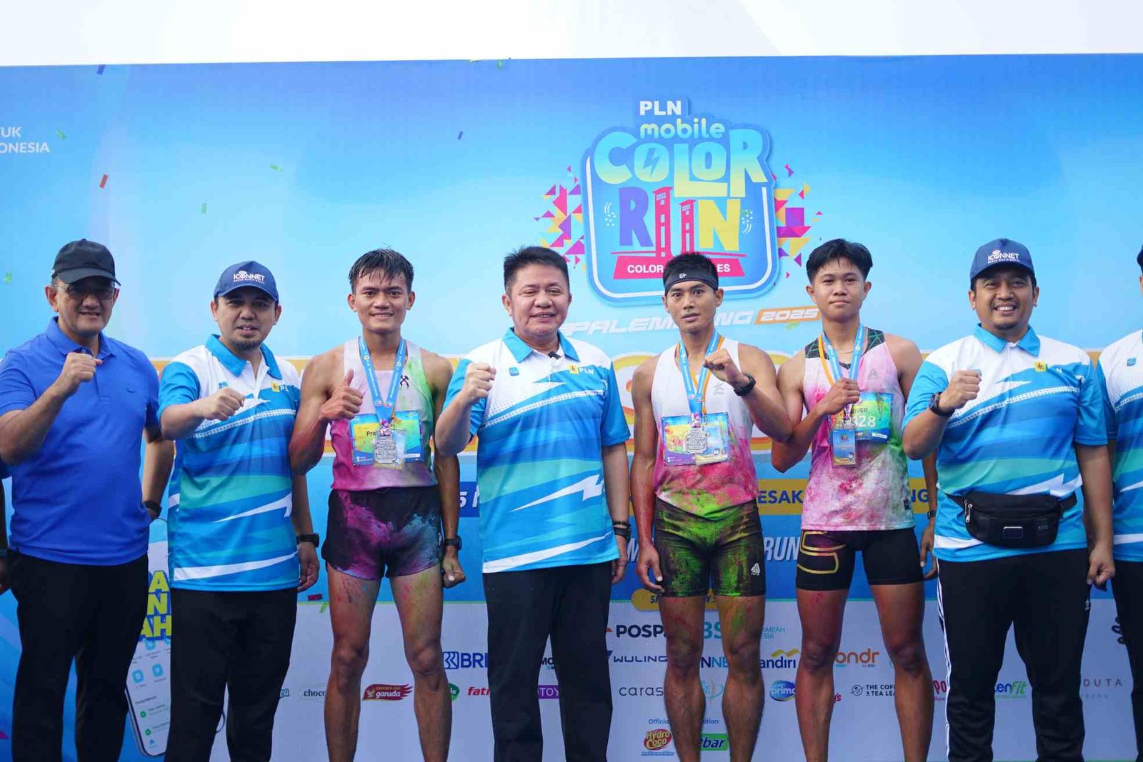 Gubernur Sumatera Selatan (Sumsel) H. Herman Deru mengapresiasi pelaksanaan PLN Mobile Color Run 2025