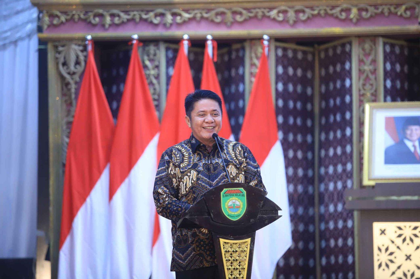 Gubernur Sumatera Selatan (Sumsel) H Herman Deru