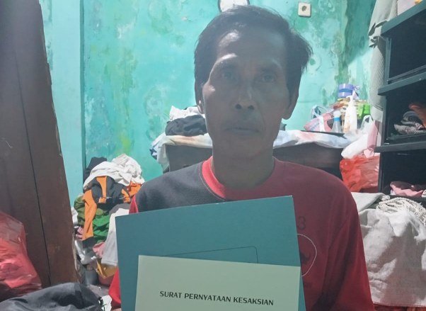 Siwuh (57) warga Mutihan, Wirokerten, Banguntapan, Bantul.