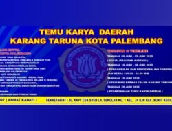 Karang Taruna Palembang Siap Melaksanakan Temu Karya Daerah
