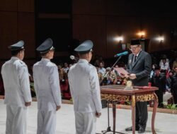 Bupati Muba Lantik 3 Kades Antar Waktu dan Pengurus DPC APDESI 2025–2030